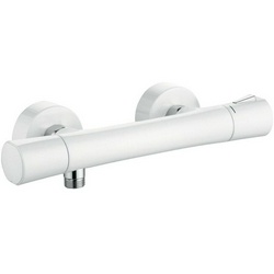 Смеситель для душа с термостатом, без душ.гарн., белый/хром XX