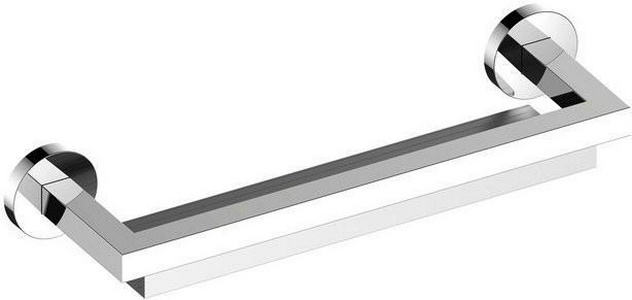 Полочка для душа 400мм, со встроенным стеклоочистителем, (цв.хром/алюминий),  ZZ Keuco Edition 90 19059 010000