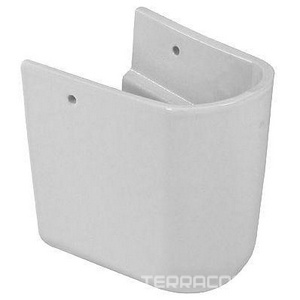 Полупьедестал (для раковин 450, 500мм), крепёж в компл., (цв. R2 Star white ceramicplus),  ZZ Villeroy & Boch Subway 2.0 724400R2