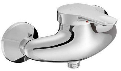 Смеситель KANDEL душ настенный однорычажный с эксцентриками (хром) XX