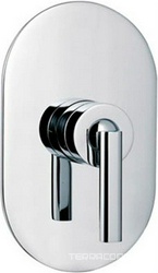 Смеситель для душа, встраиваемый в стену (цв.хром), Pao Joy ZZ