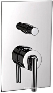 Смеситель для душа, с переключателем, встраиваемый в стену (цв. хром),  ZZ 3M Arche 0249 CC