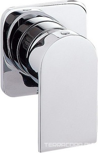 Смеситель для душа, встраиваемый в стену, с маленькой розеткой, (цв. хром),  ZZ 3M Ran 2259 СC