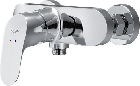 Смеситель для душа , с установочным комплектом, БЕЗ аксессуаров, хром XX AMPM Like F8020016