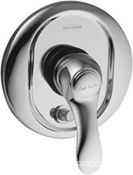 Смеситель для душа, встраиваемый в стену, с переключателем, (БЕЗ внутр.части арт.F3000), (цв. хром), Lamp ZZ