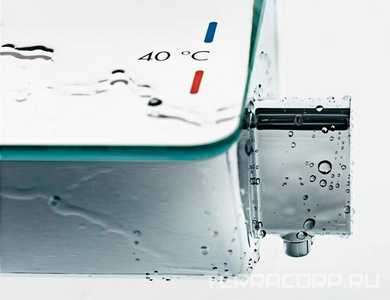 Смеситель (термостат) для душа, (цв.хром),  ZZ Hansgrohe Ecostat Select 13161000