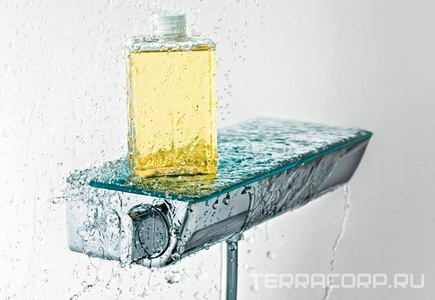 Смеситель (термостат) для душа, (цв.хром),  ZZ Hansgrohe Ecostat Select 13161000