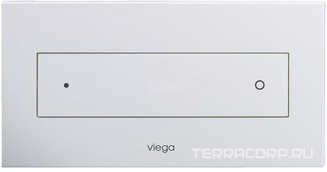 Кнопка для инсталляции арт.606664, пластик, цв.белый  Viega Style 12 (8332.1) ZZ