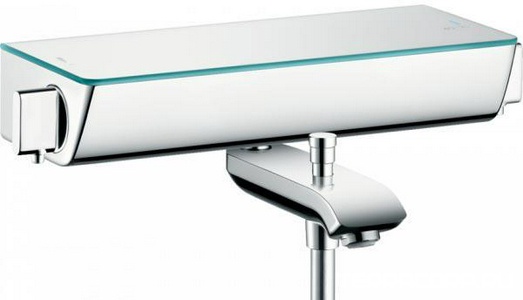 Смеситель для ванны с термостатом  (цв.хром/белый)   ZZ Hansgrohe Raindance E 13141400