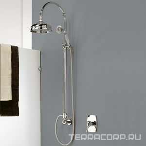 Смеситель для душа, встраиваемый в стену, (цв. хром),  KL 3M Piccadilly 2108 CC