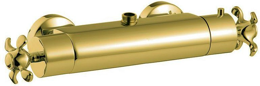 Смеситель-термостат для душа, (цв. золото),  ZZ 3M Nuova retro 4888 DD