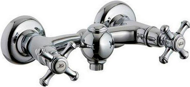 Смеситель для душа (цв. хром/золото),  ZZ 3M Old italy 4456 CD