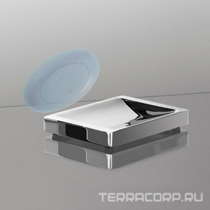 Мыльница настольная, (корпус мелалл хром),  Colombo Look B1642.000