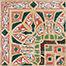 Клинкер Exagres Vega Angulo Mudejar rojo 33x33 Бежевый, фото 4