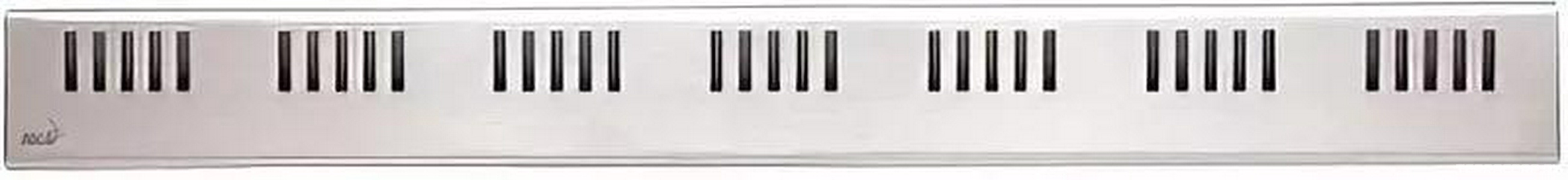 Решетка "-300" для водоотводящего желоба, матовый хром ZZ AlcaPlast Dream DREAM-300M