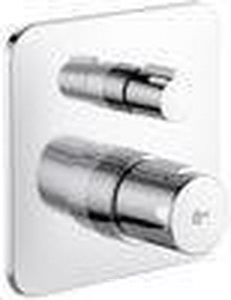 Смеситель для душа, термостат, встраиваемый в стену, с переключателем, БЕЗ встраиваемой части арт.A1000NU, (цв.хром),  ZZ Ideal Standard Tonic II A6345AA