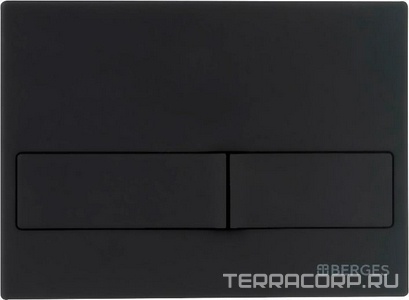 Инсталляция для подвесного унитаза, в комплекте с кнопкой L5, цв.черный матовый KL Berges Novum 040215