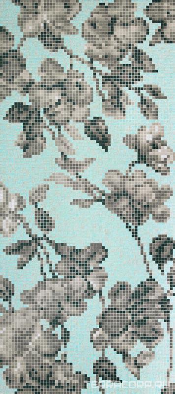 Мозаика Bisazza Flora decorations Hanami azzurro B 2x2 ZZ129.4x291.2 Комбинированный, фото 3