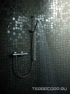 Смеситель для душа с термостатом, однорычажный, БЕЗ душ.гарн., хром Kludi Zenta 351000538