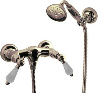 Смеситель для душа, лейка, шланг в компл., (цв. бронза),  ZZ Fima Carlo Frattini Herend F5405BR