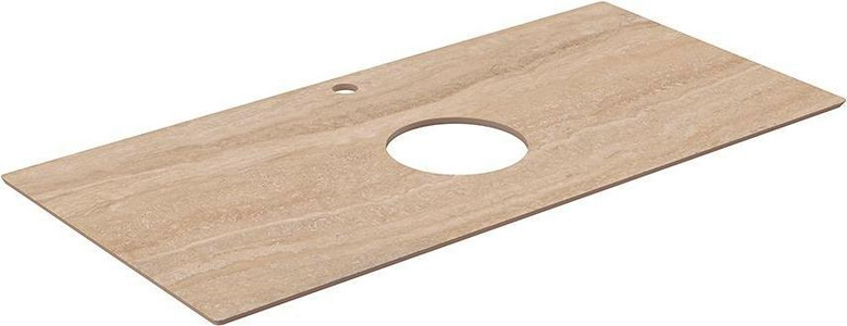 Cтолешница из плитки для мебели , 100 см, "Риальто песочный", бежевое XX Kerama Marazzi Plaza PL1.SG560420R\100