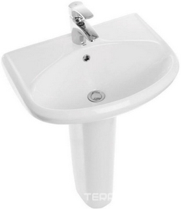 Раковина "", 575x445x220 мм, с 1 отв., без комплекта крепежа, белый Sanita Самарский WB.PD/Samarsky/57-C/WHT.G/S1 (SMRSAWB01)