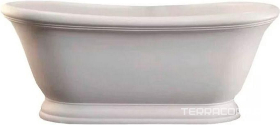 Ванна 1710х870хh705мм, литой минералный композит "White Tec", (без сифона арт.SFAS400), Aurora ZZ