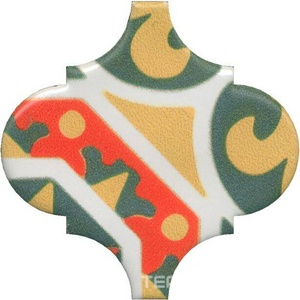 Керамическая плитка Kerama Marazzi  Арабески Майолика Декор Арабески Майолика орнамент 6.5x6.5 Комбинированный