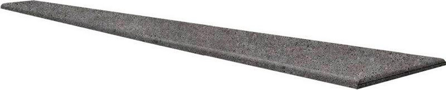 Ступени Kerama Marazzi Фондамента Ступень Double Левая  серый темный обрезной (n060478)проф:B60x119.5 Серый 