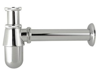 Сифон д/раковины H140-200 см. бутылочный 1"1/4, хром ZZ