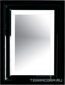 Зеркало 70хh90см, (не реверсивное), со встроенной подсветкой, (рамка дерево цв.  лак),  ZZ Galassia Ethos 8483NE