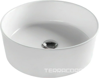 Раковина для установки под столешницу, (встраиваемая снизу) 440х440хh120(155)мм, круглая, без отв. для смесит., крепёж в компл., Happy Hour 07:15 ZZ