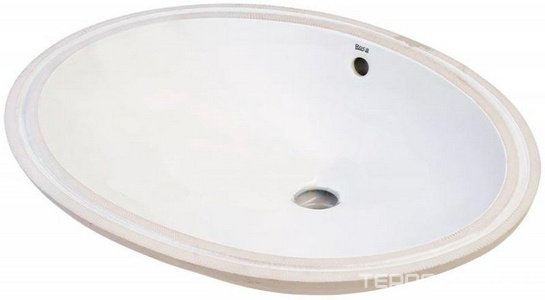 Раковина  560*420 мм, встраиваемая снизу, с установочным комплектом ZZ Roca Berna 327871001