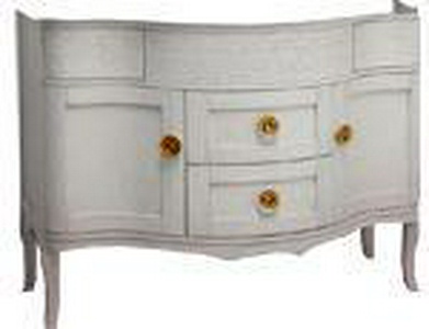 Тумба напольная 102хh80x55см (цв. Perla lucido madreperla), (фурнит. бронза, без раковины LAVAB110, ручка Pomo 07),  ZZ Gaia Aton BAatonLC PERLA LU