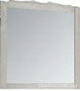 Зеркало в деревянной раме 98хh105 (цв. Perla lucido madreperla),  ZZ Gaia Aton SPatonLC PERLA