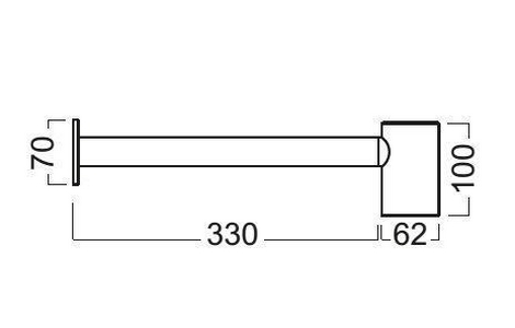 Сифон специальный для раковины или биде, цв.хром  ZZ Hatria G-Full Y0Q3