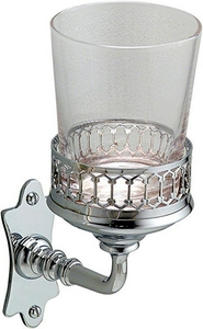 Стакан настенный стекл., (хром)  ZZ Devon & Devon Mayfair DD113CR