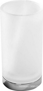 Стакан настольный стекл. (стекло мат., основание цв.хром)  ZZ Colombo Nordic B5241