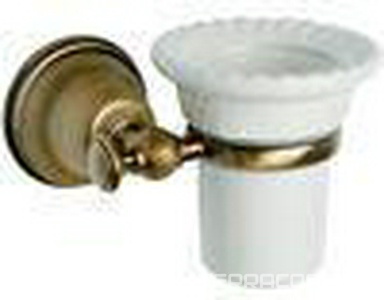 Стакан настенный (цв.бронза/керамика),  ZZ TW Collection Harmony TWHA109br