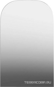Зеркало 72*h115 мм, с фоновой подсветкой, сенсор со сменой цвета подсветки и антизапотевание Kerama Marazzi VETRATA VE.R.mi.115\WHT