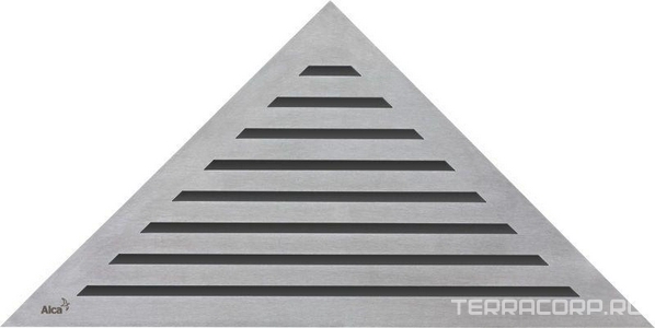 Решетка угловая "" для водоотводящего желоба ARZ1 ZZ AlcaPlast Life Life