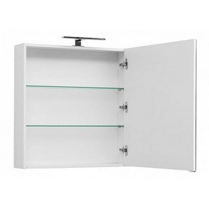 Зеркало  70 см, цвет белый, без светильника XX Aquanet Палермо 203942