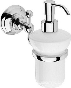 Дозатор настольный, (белая керамика, цв. хром),  ZZ Nicolazzi Classica C1489 CR