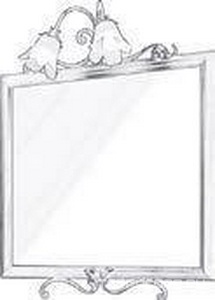 Зеркало 80хh95см, из кованного железа ручной работы с бра, (цв. Avorio oro), LAUREN ZZ Gaia Lauren SPlauren/Avorio oro