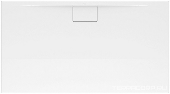 Поддон для душа 1600х800хh48мм, (крышка стока 90мм, цв.белый 01, в компл.), БЕЗ слива арт.U90881299, (акрил цв.белый 01),  ZZ Villeroy & Boch Architectura Metalrim UDA1680ARA248V-01