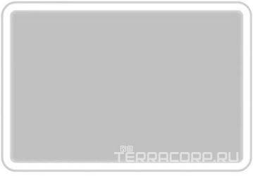 Зеркало 1200x30x800мм, реверс., с встроенным по периметру светильником, сенсорным выключат. и подогревом, 12W, 220-240V, BelBagno ZZ