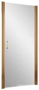 Дверь в нишу , 90x190 см, универсальное, профиль бронза, стекло шиншилла  ZZ Vegas Glass EP EP 90 05 02