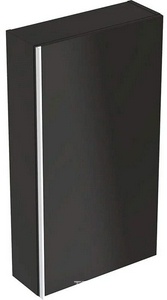 Шкаф подвесной 45хh82х17,4см,распашн.двеца,петли справа/слева(реверс),(фасад лавовое стекло, корпус лавовый мат-лакиров.),крепл.в компл,ZZ Geberit Acanto 500.639.JK.2