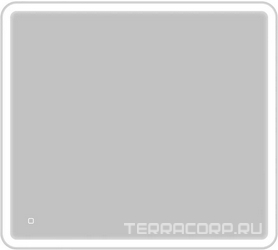 Зеркало 1100x30x800мм, реверс., с встроенным по периметру светильником, сенсорным выключат. и подогревом, 12W, 220-240V, BelBagno ZZ