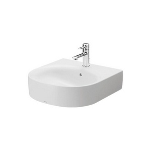 Раковина подвесная, 510х520хh177мм, с 1 отв.д/смесит., с переливом, CeFiONtect,  ZZ Toto NC L766CE#XW